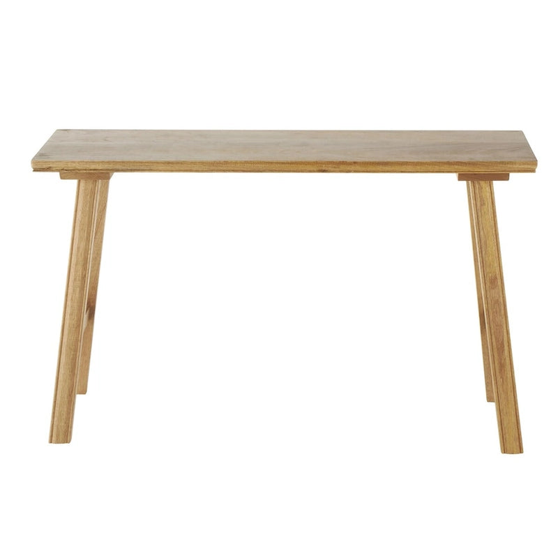 Mango Wood Handmade Traditional Home Bench - Brown